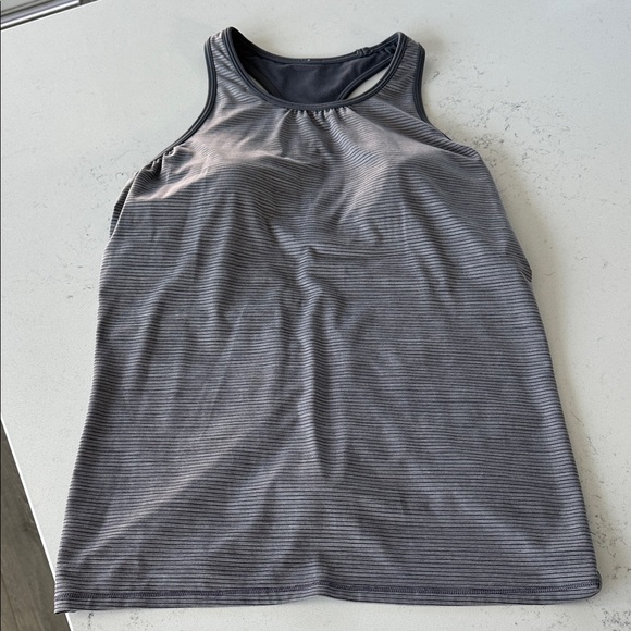 lululemon athletica Striped Gray Tank Top - Picture 3 of 13